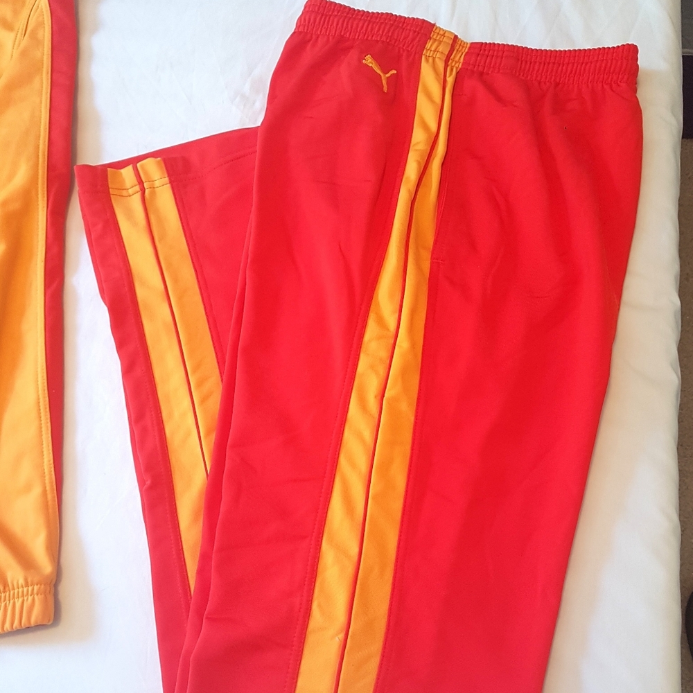 🆕️ PUMA Retro red orange track pants